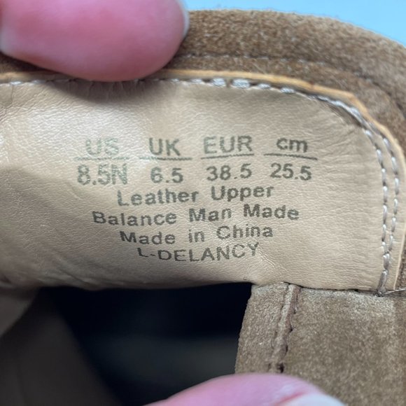 Franco Sarto Womens Suede Leather 'Delancy' Side Zip Heel Bootie Size 8.5 Narrow - Picture 3 of 11